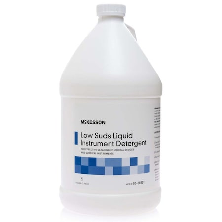 Mckesson Instrument Detergent, Liquid, 1 gal. Jug, Chemical Scent, 4PK 53-28551